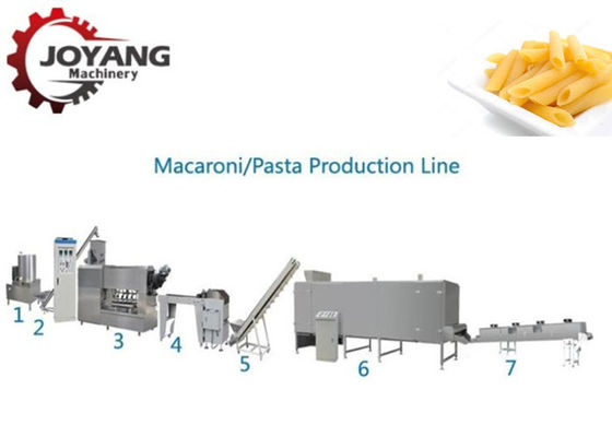 Shell Penne Fusilli Macaroni Pasta Extruder-Maschine mit Extruder 100lg/H