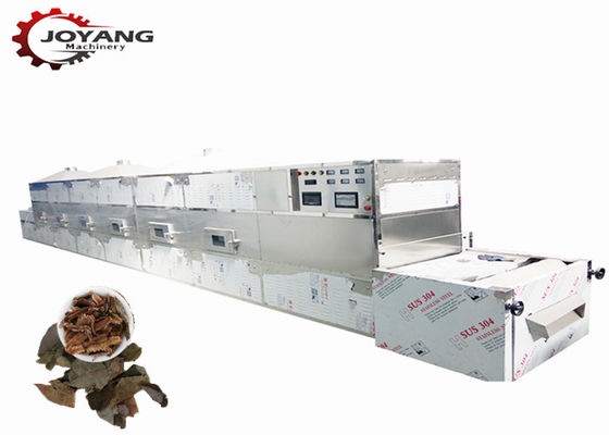 Chinesische trocknende Sterilisierungskräutermaschine der Mikrowellen-30kg/H