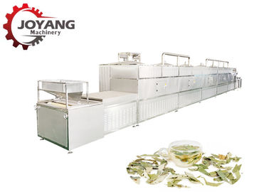 Plc-Mikrowellen-verlässt trocknende Sterilisations-Ausrüstung Moringa trockenere Ofen-Blätter